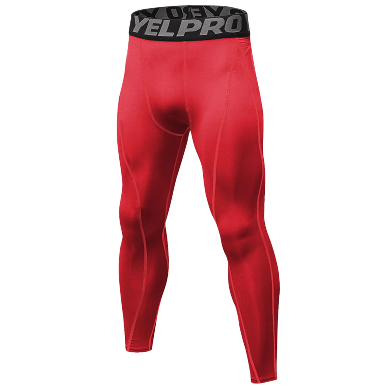 LINGLONGAN Men's Compression Pants - Workout Gym Leggings for Fitness Training, Bodybuilding, Yoga, Basketball & Sports - Moisture Wicking Tight Sweatpants for Running & Active Lifestyle