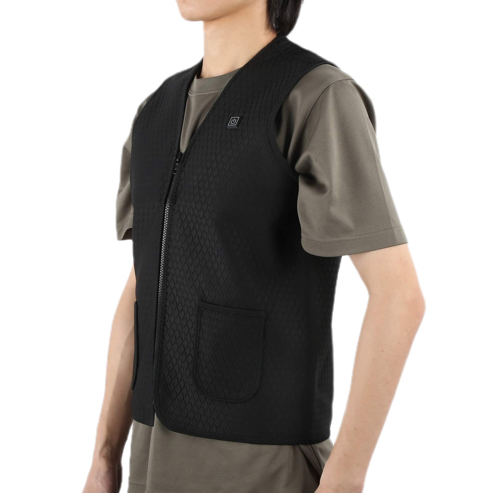 USB Heated Vest for Men & Women - Electric Heating Waistcoat with Adjustable Temperature - Winter Outdoor Running, Hiking, Skiing & Cold Weather Activities - Rechargeable Body Warmer Jacket for Work & Travel