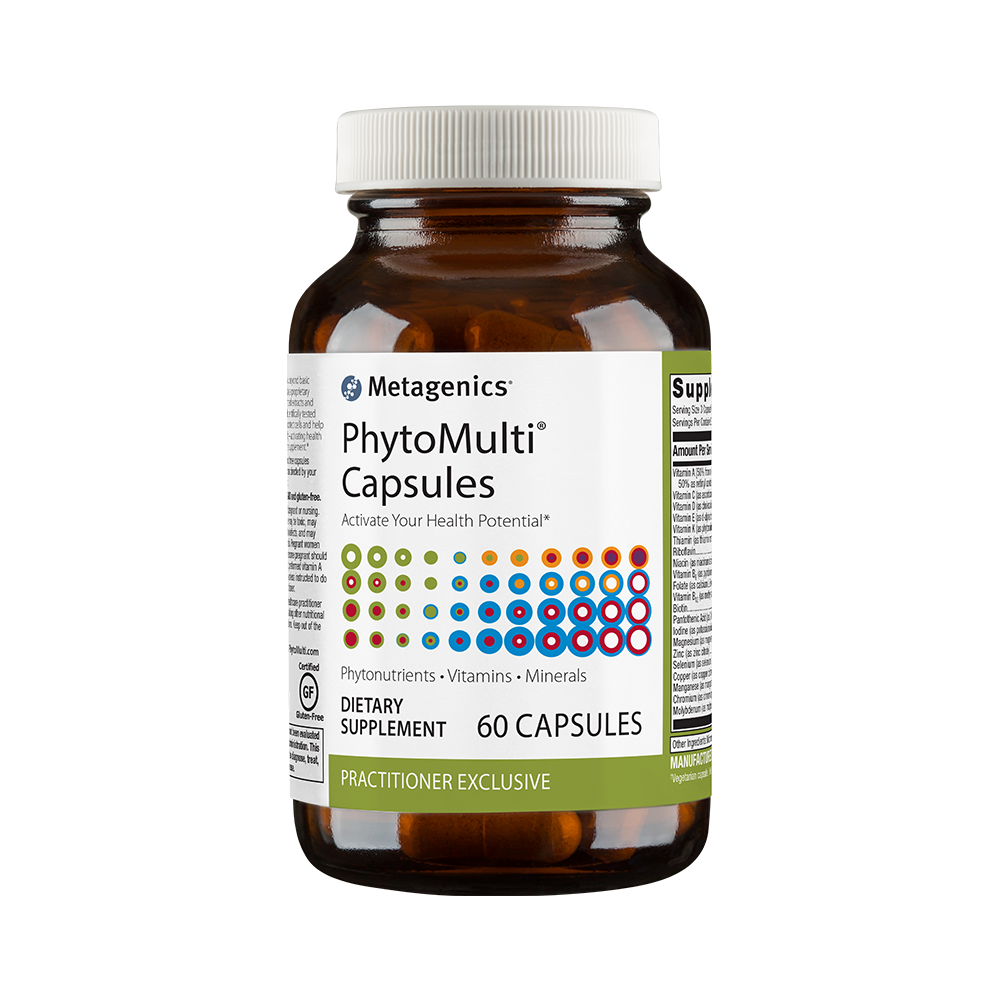 PhytoMulti® Multivitamin Capsules - Premium Plant-Based Vitamins for Immune Support & Energy Boost | Ideal for Daily Wellness & Active Lifestyles