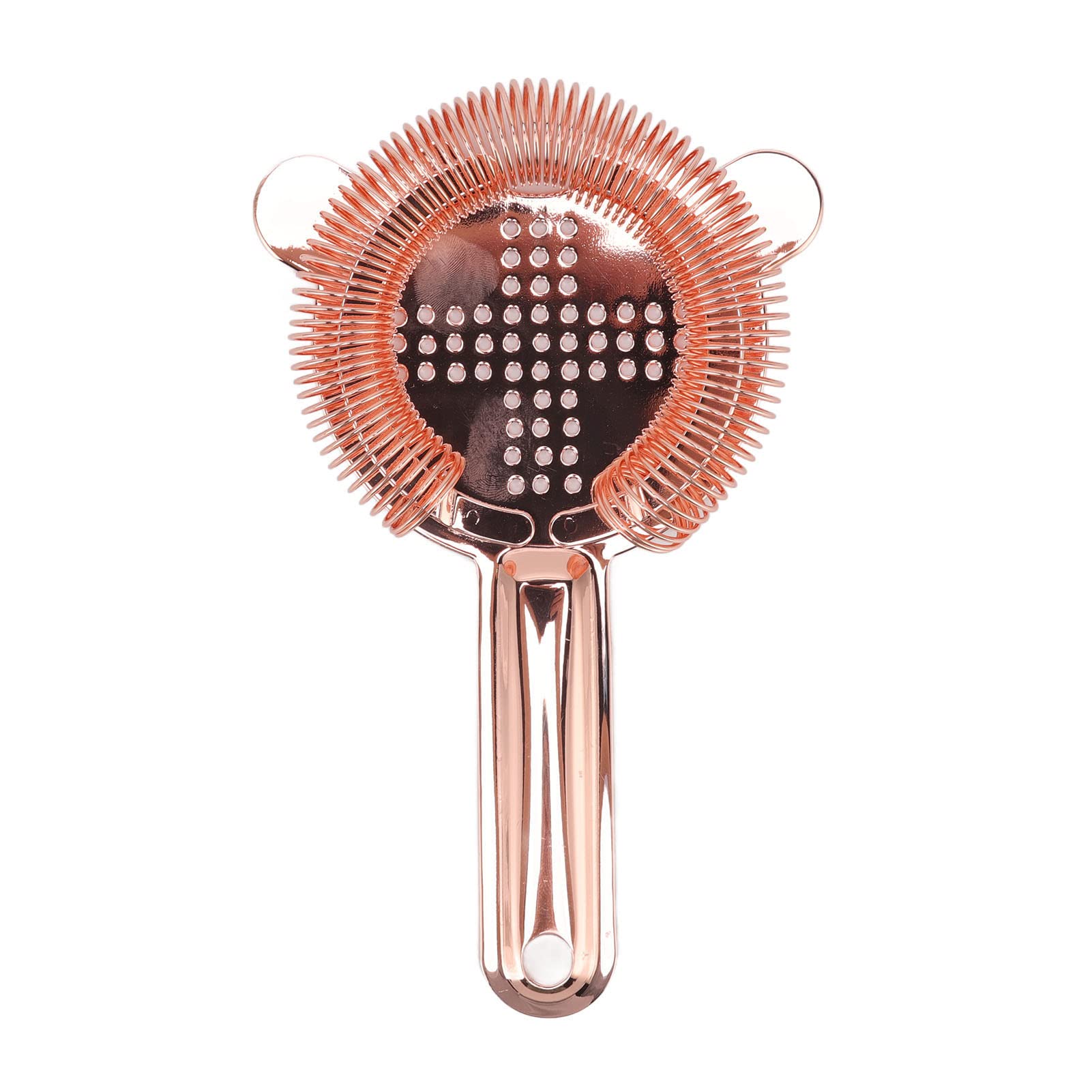 Premium 304 Stainless Steel Cocktail Strainer - Rustproof Bar Tool with Efficient Filtering for Professional Bartenders, Mixologists & Home Bars (Rose Gold) | Ideal for Cocktail Making, Home Bars, Restaurants & Nightclubs