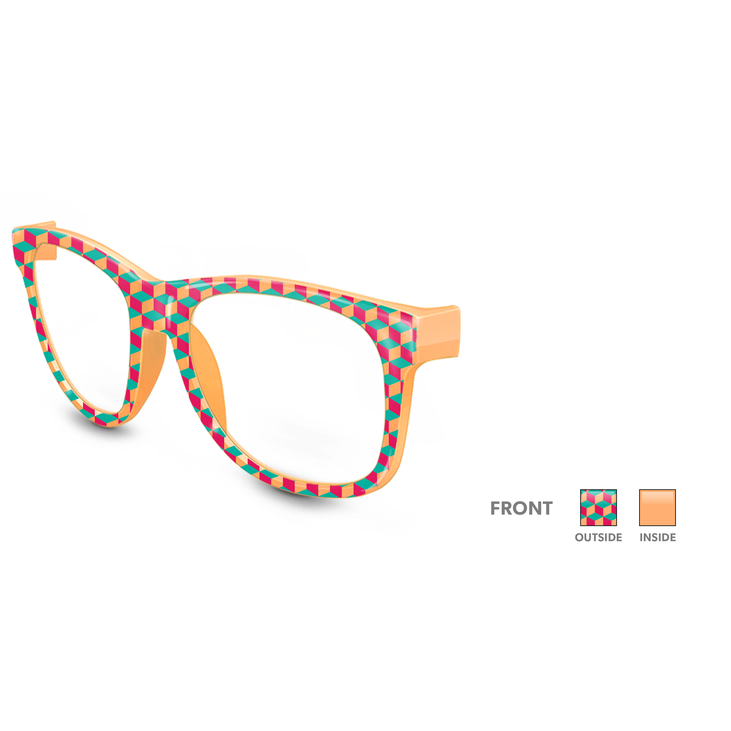 Knockaround Fort Knocks Custom Front Op Pop Sunglasses - Stylish & Durable Unisex Shades for Outdoor Activities, Beach, and Driving