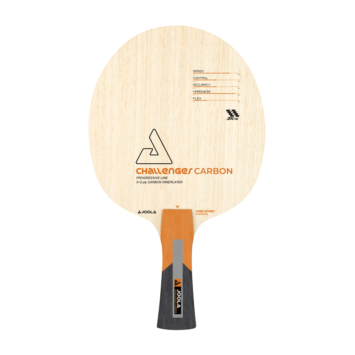 JOOLA Challenger Carbon Table Tennis Racket Blade - Professional Ping Pong Paddle for Spin & Speed - Perfect for Tournaments, Training & Home Play