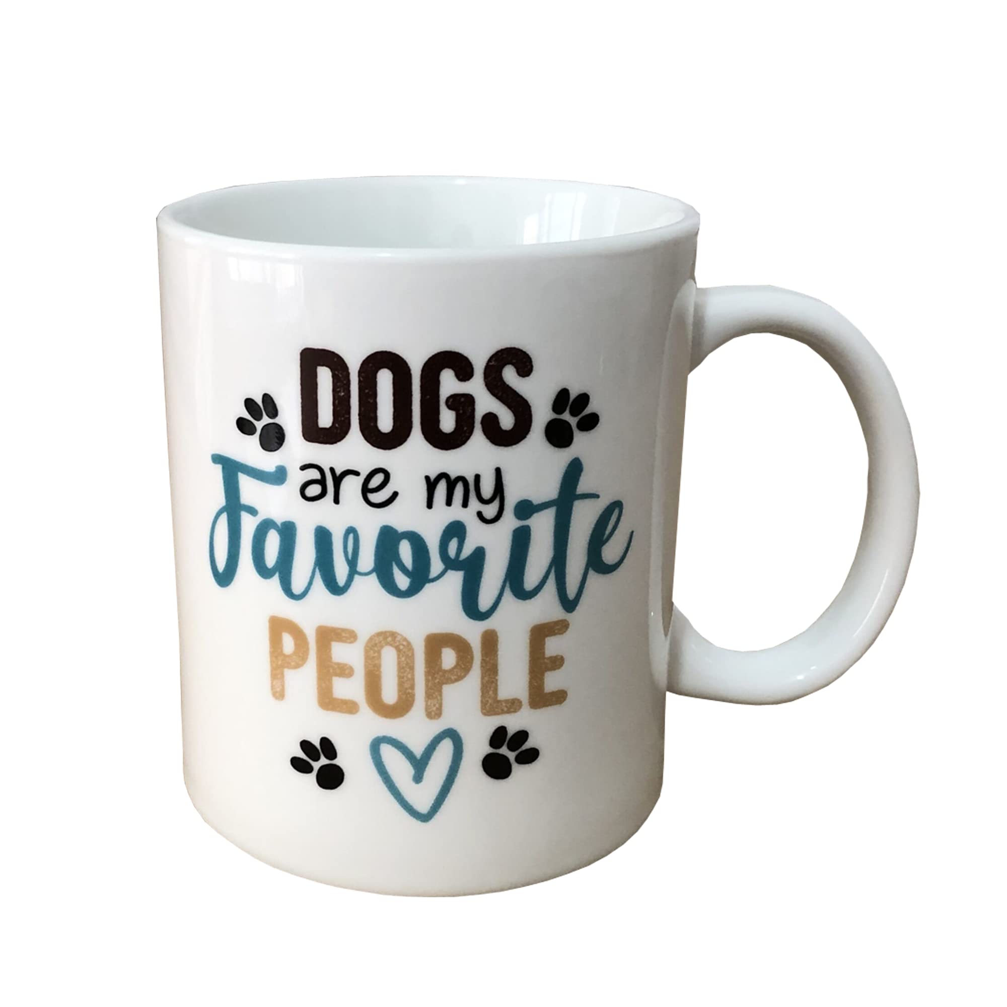 Wisedeal 11 Oz White Ceramic Coffee Mug - Best Gift for Dog Lovers, Dad, Mom, Grandma, Uncle, Aunt, Friends & Coworkers - Perfect for Christmas, Birthday & Everyday Use - Enjoy Your Morning Coffee with This Cute Dog-Themed Mug
