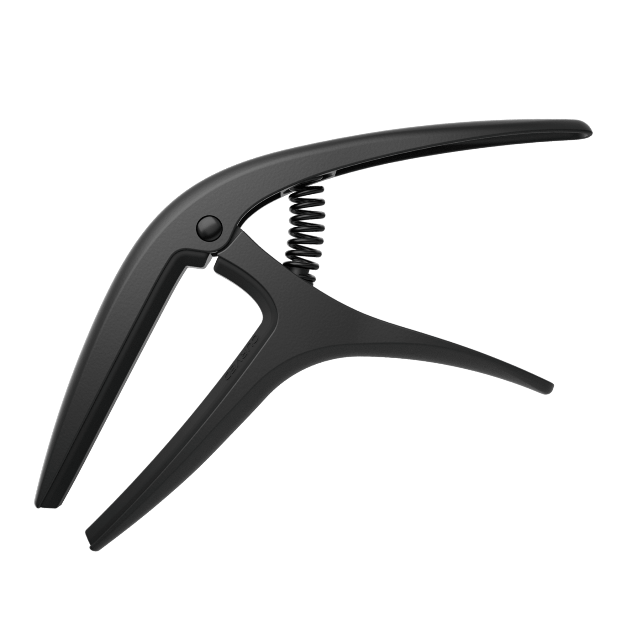 Ernie Ball Axis Capo - Black Guitar Capo for Acoustic & Electric Guitars - Perfect for Live Performances, Studio Recording & Practice Sessions