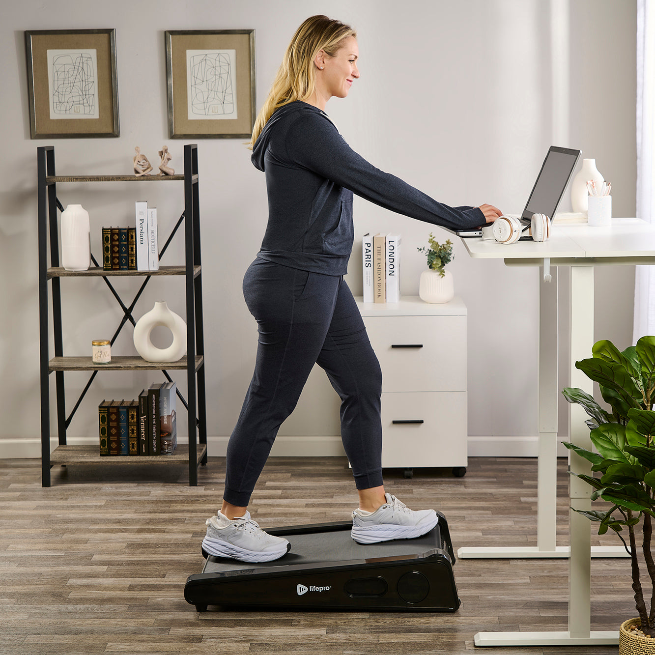 PacerMini Portable Treadmill - Foldable Walking Machine for Home & Office Use, Compact Under Desk Treadmill with Remote Control - Perfect for Small Spaces, Workouts While Working