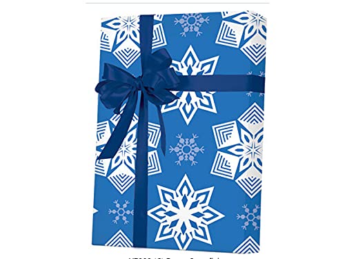 1 Pack Premium Paper Snowflakes Wrapping Paper 24
