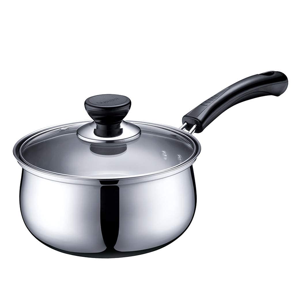 Premium Non-Stick Induction Saucepan Stock Pot - 18x18x9 Inch High-Temperature Resistant Soup, Stew & Cooking Pot for Home Kitchen | Perfect for Making Nutritious Porridge, Hot Milk & Family Meals
