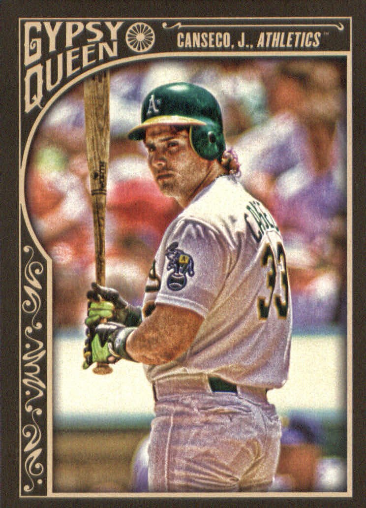 2015 Topps Gypsy Queen Baseball Card #8 Jose Canseco - Mint Condition - Rare MLB Collectible for Sports Memorabilia Fans & Card Collectors (Perfect for Display, Trading, or Investment)