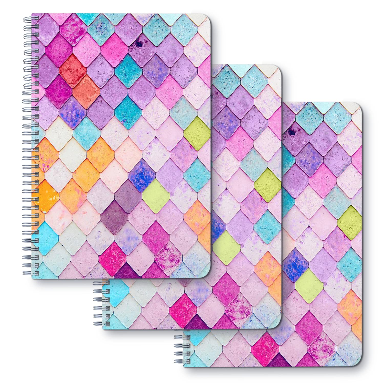 Premium A5 Spiral Notebook 3-Pack - 5.8