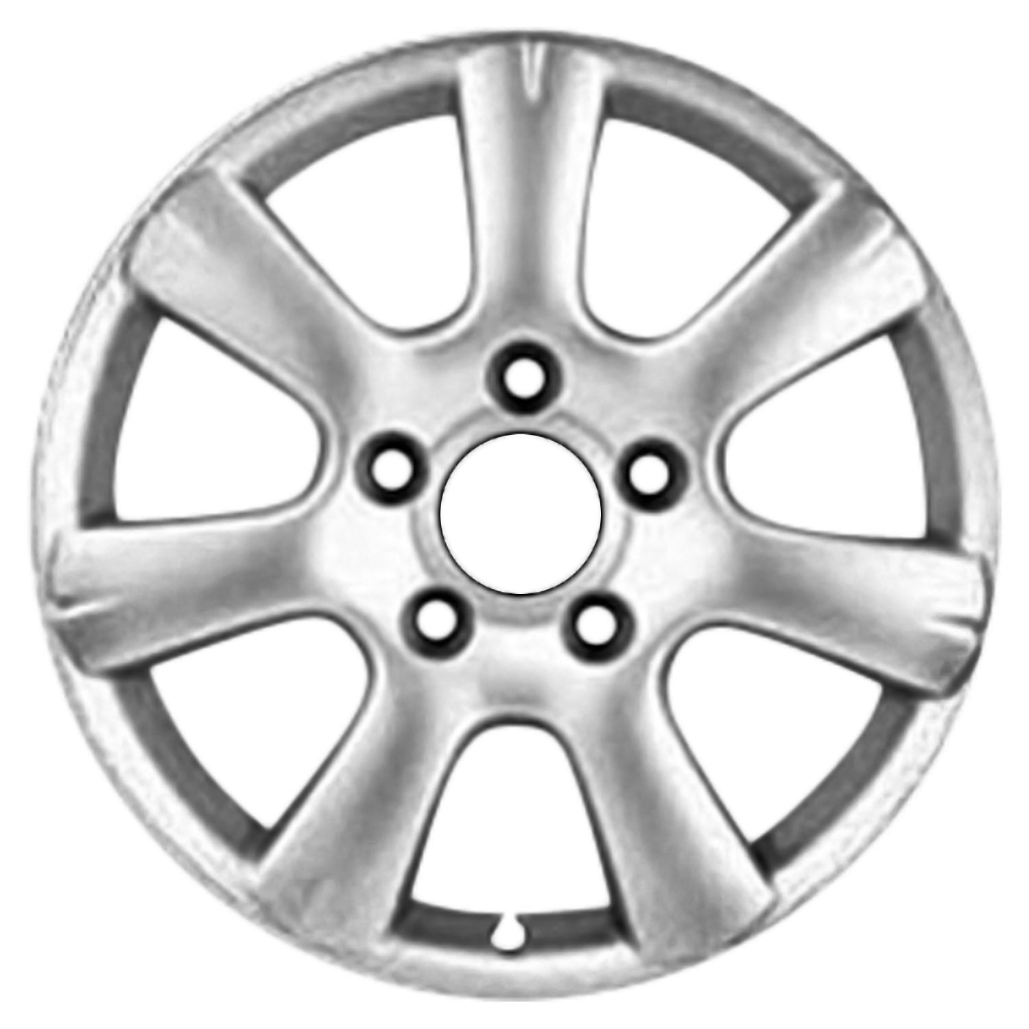 Volkswagen VW Jetta 16 Inch OEM Silver Wheel Rim ALY069849 1T0071492666 - Fits 2008-2010 Models - Perfect for Replacement & Car Upgrades