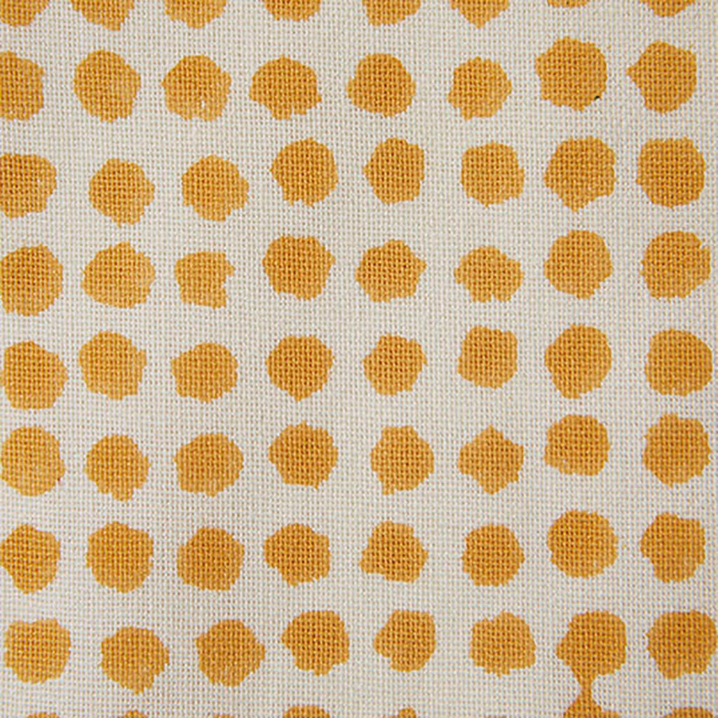 Handmade Block Printed Cotton Fabric in Mustard Yellow - Eco-Friendly & Soft for DIY Crafts, Home Decor, and Fashion Accessories