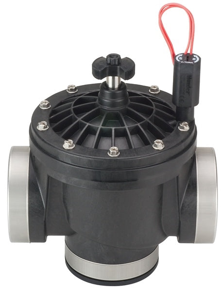 Hunter ICV301FS 3-Inch Globe Valve with Flow Control & Filter Sentry - Female x Female Connection for Water Supply & Irrigation Systems