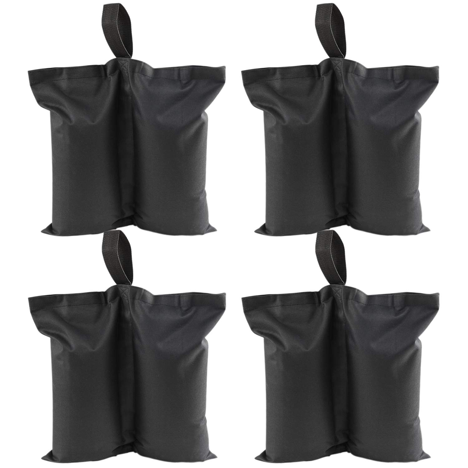 Sutekus 4-Piece Sand Weight Bags for Pop Up Canopy Tent, Patio Umbrella, Outdoor Sun Shelter - Heavy Duty Leg Weights for Wind Stability (Perfect for Beach, Camping, Backyard, and Outdoor Events)
