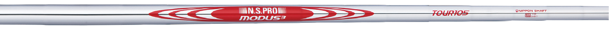 Nippon NS Pro Modus 3 Tour 105 Steel Stiff Golf Iron Shafts - High Performance Steel Shafts for Precision and Control | Perfect for Low Handicap Golfers and Tournament Play