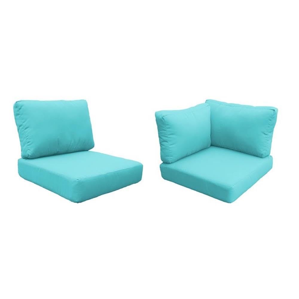 TK Classics Aruba Pattern Cover Set for LAGUNA-08a Outdoor Furniture - Replacement Cushion Covers Only (Perfect for Patio, Poolside & Backyard Decor)
