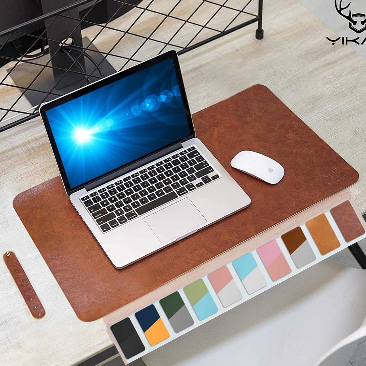 Premium Yikda Leather Desk Mat - Extra Large 23.6