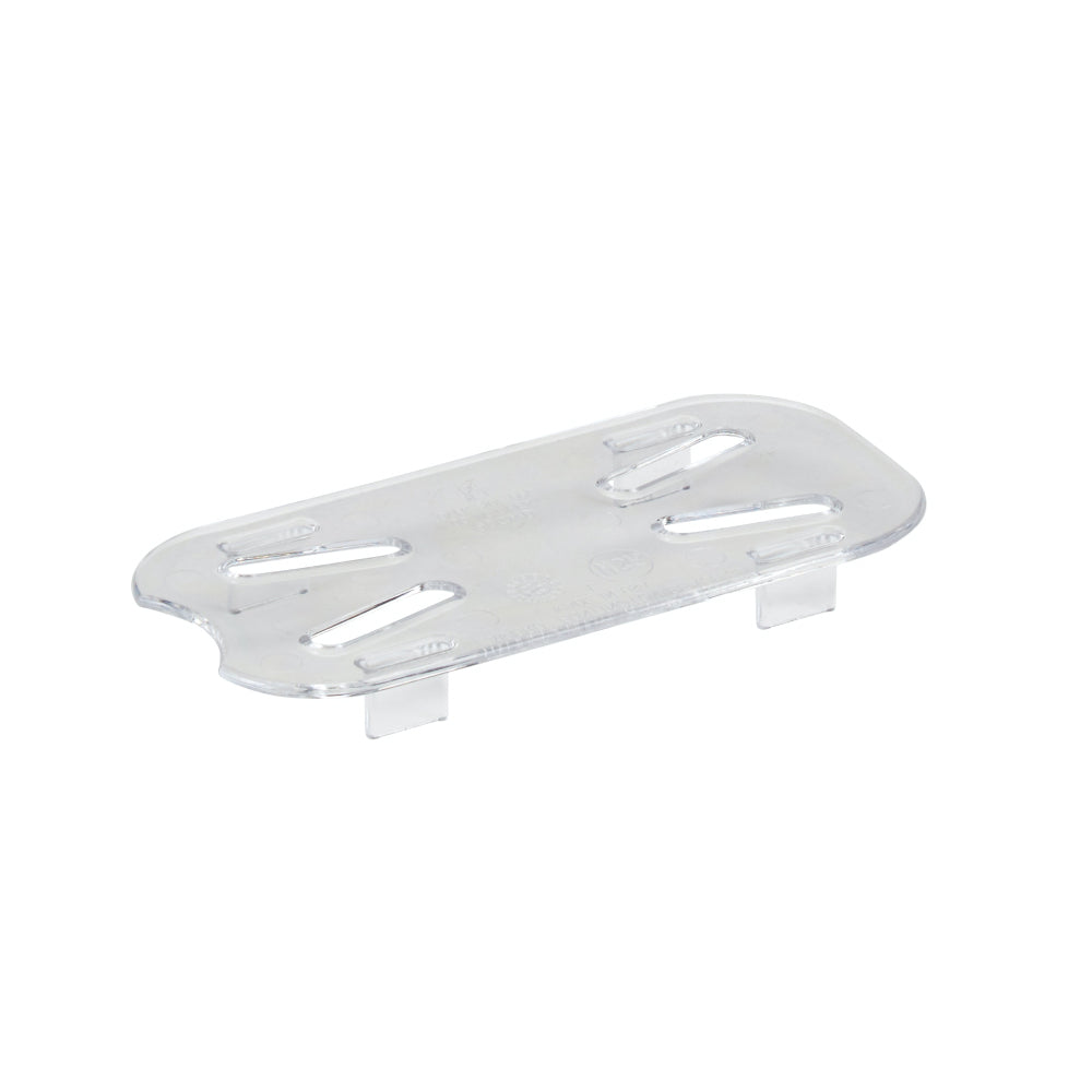 Cambro Camwear Clear Drain Shelf for 1/9 Size Steam Table Pans - Heavy Duty Food Pan Organizer for Commercial Kitchens, Restaurants & Catering Services - Perfect for Food Storage, Display & Drainage