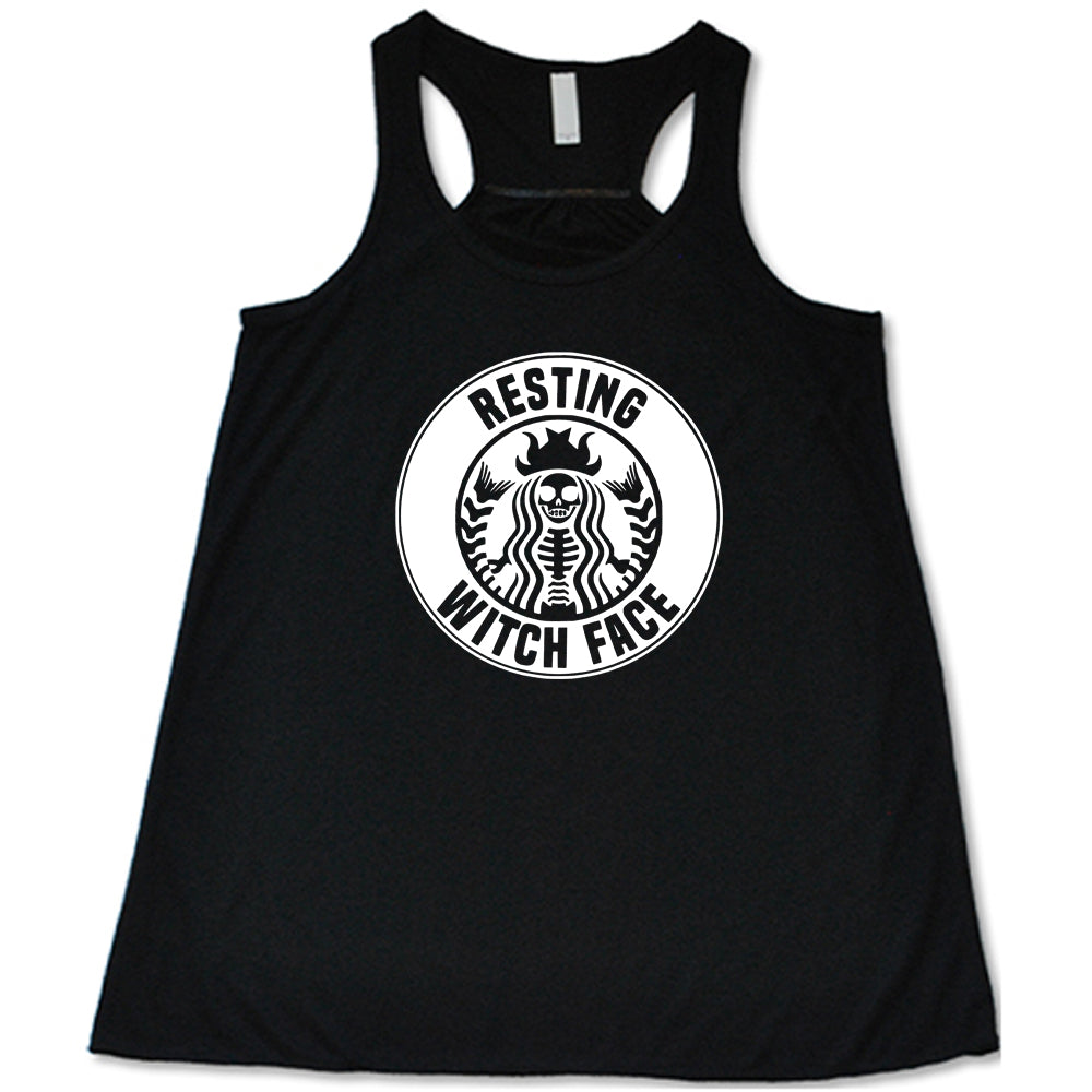 Resting Witch Face T-Shirt - Funny Halloween Costume & Casual Wear for Women - Perfect for Halloween Parties, Cosplay, and Everyday Outfits
