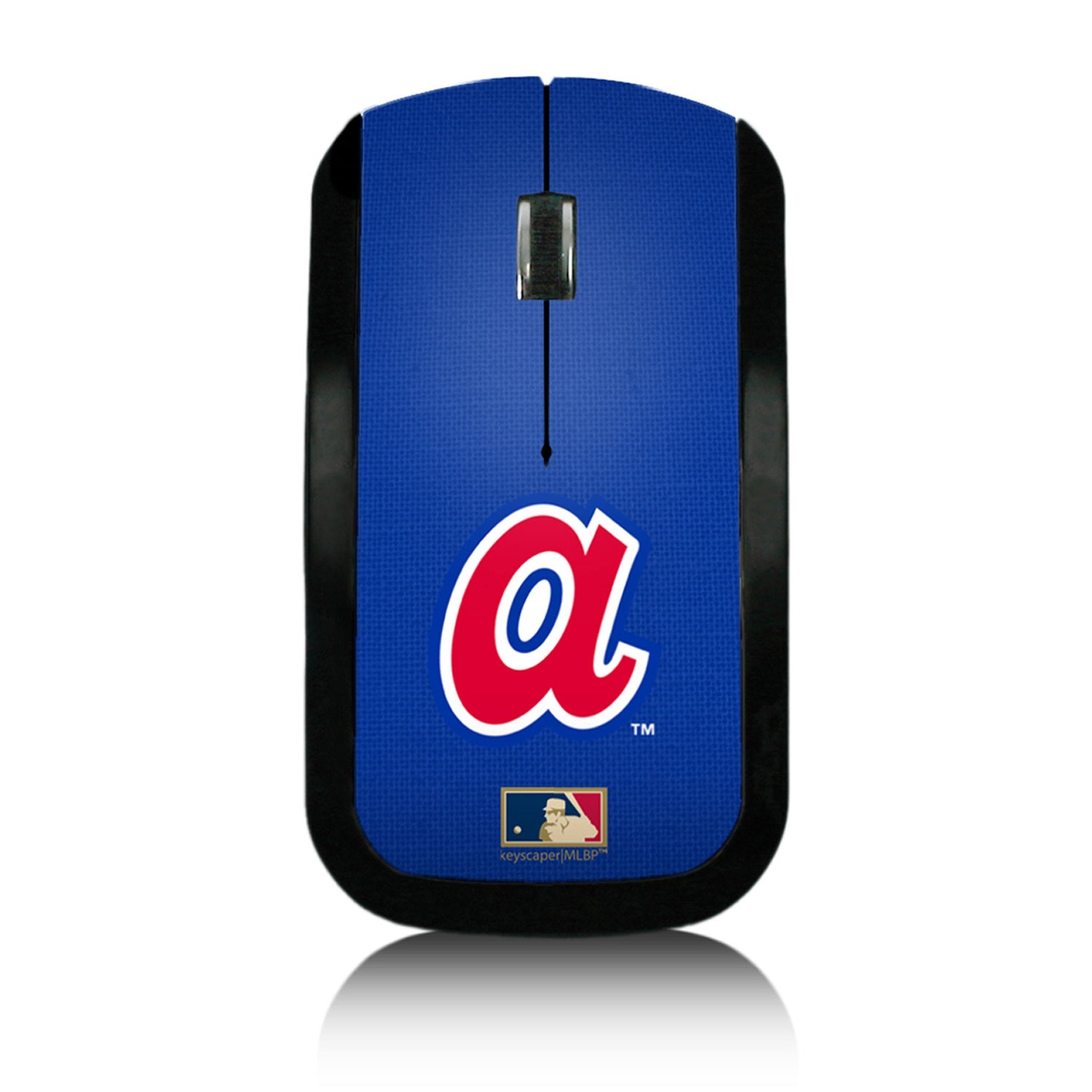 Atlanta Braves 1972-1980 Cooperstown Collection Wireless Mouse - Vintage Baseball Fan Gift for Home & Office Use