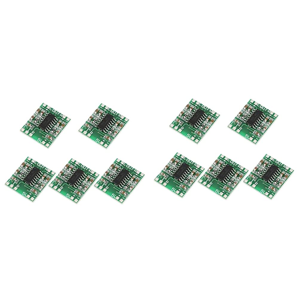 10Pcs PAM8403 Digital Audio Amplifier Board - 2x3W Class D Power Amp Module, 5V DC for DIY Speakers, Home Theater & Car Audio Systems