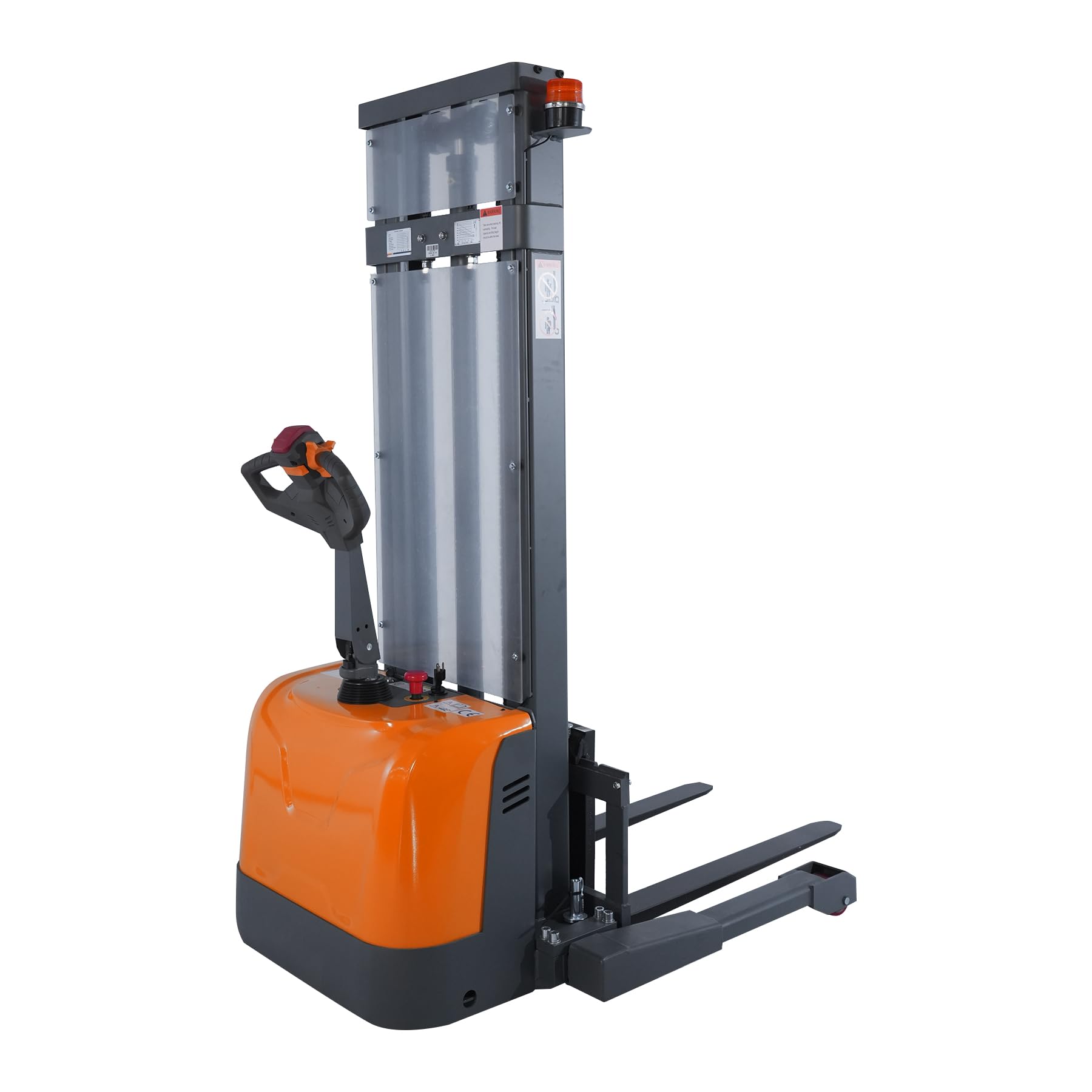 Tory Carrier Full Electric Walkie Stacker - 3300lbs Capacity, 98