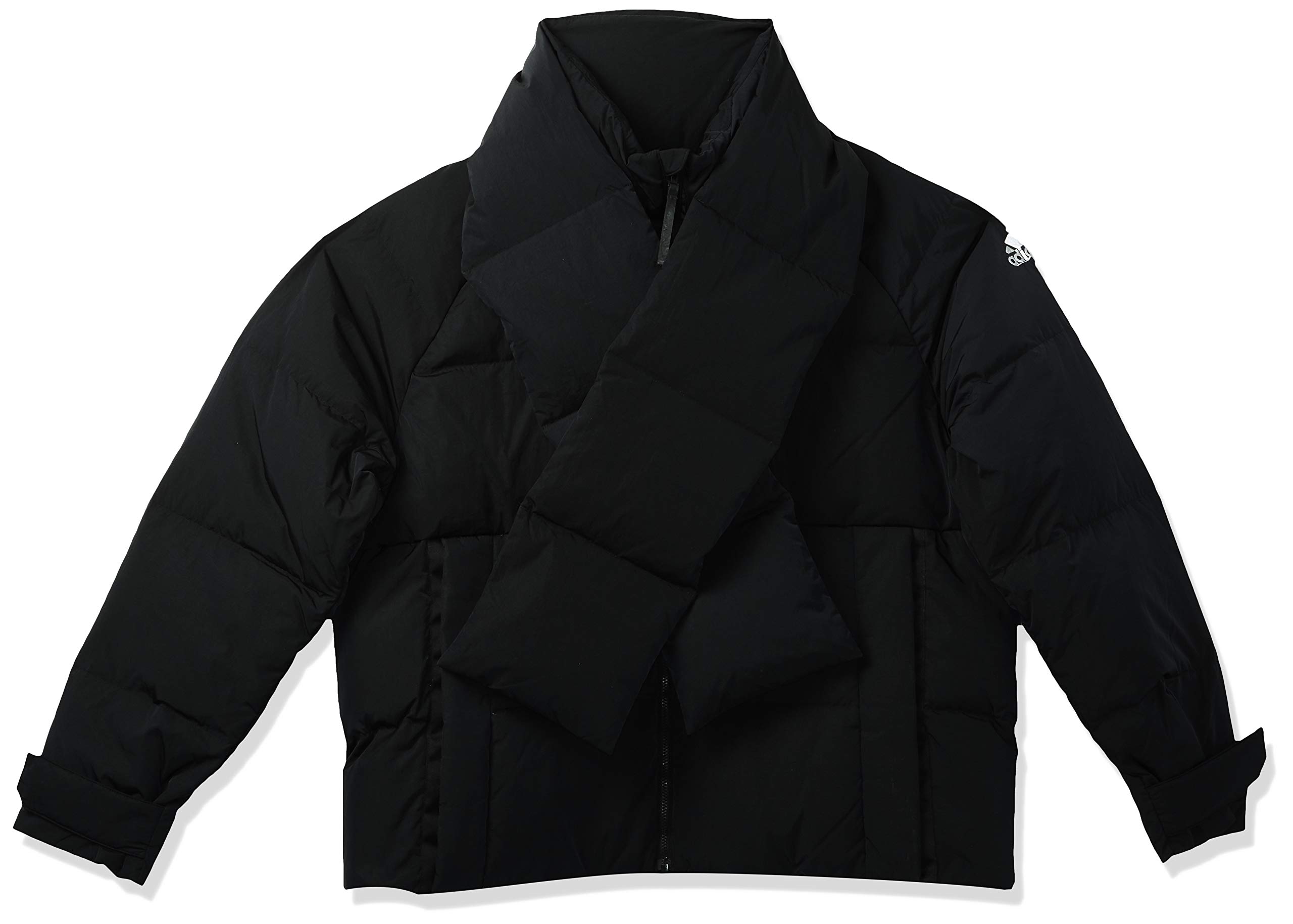 Adidas Women's Glam On Puffer Down Jacket - Lightweight Winter Coat, Water-Resistant, Warm Insulated Outerwear for Cold Weather | Perfect for Skiing, Snowboarding & Everyday Winter Fashion