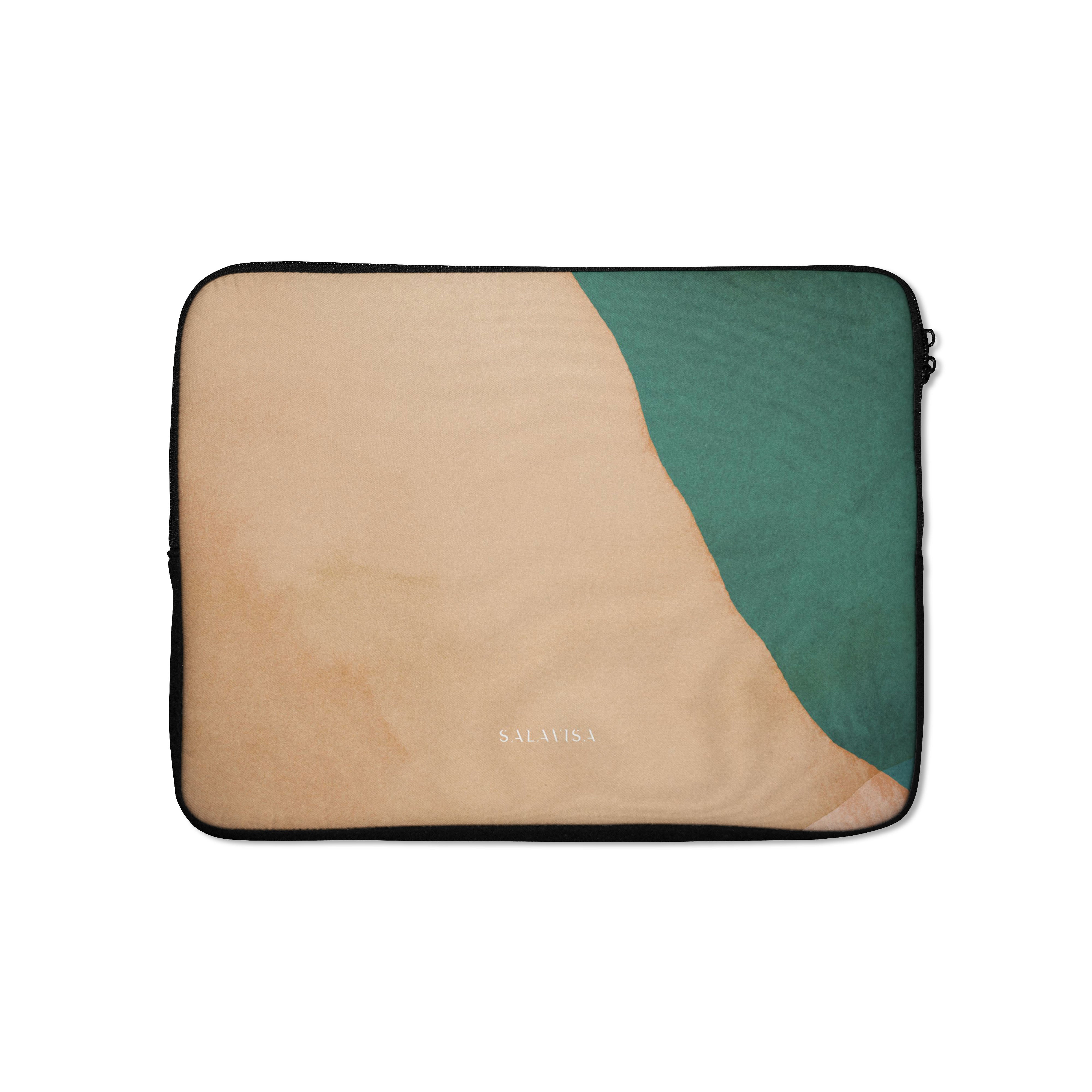 Premium Beige Canvas Laptop Sleeve Case - 13-15 Inch Protective Cover for MacBook Air/Pro - Lightweight & Durable Travel Accessory for Work, School & Commuting
