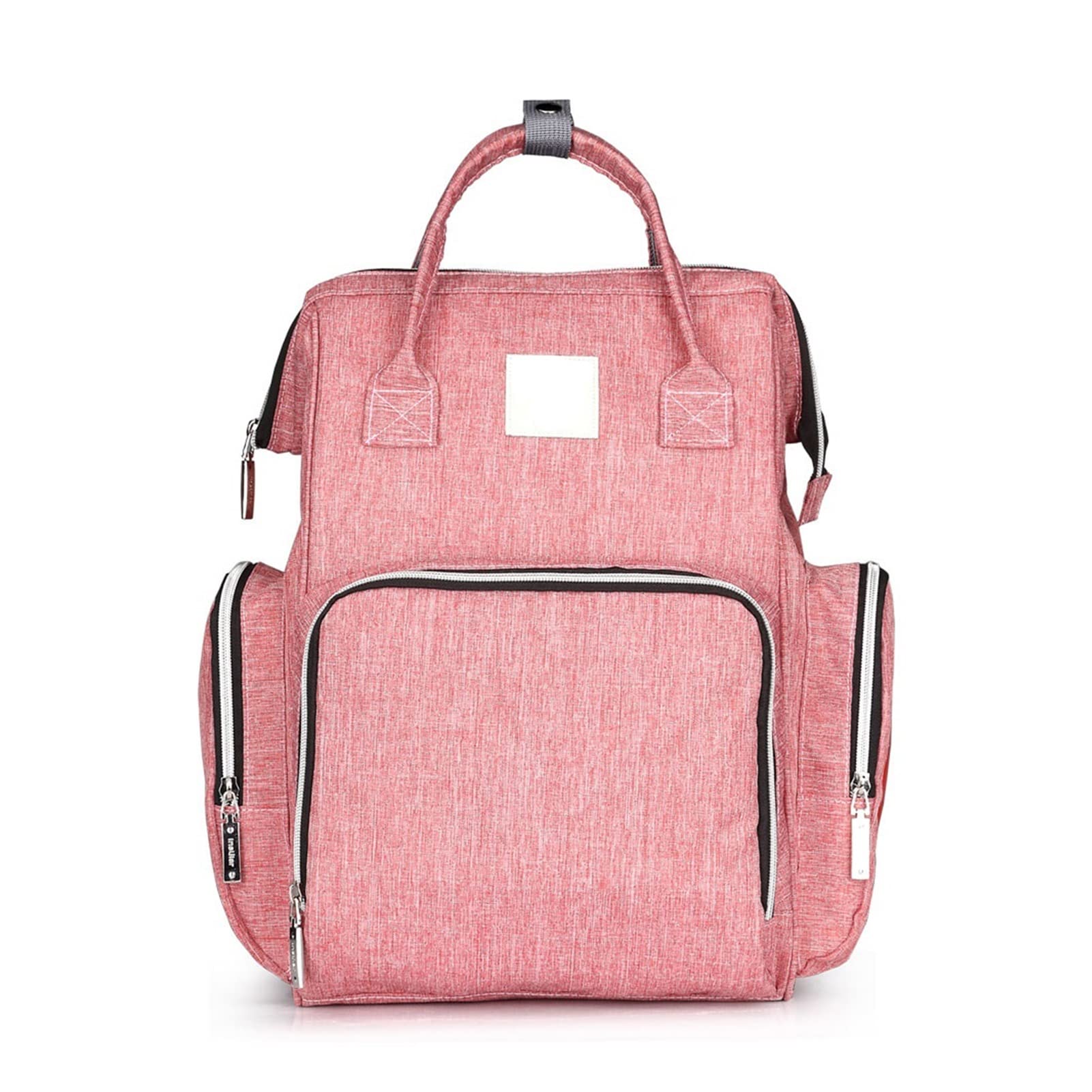 HUACHEN-LS Large Capacity Baby Diaper Backpack - Waterproof Maternity Nappy Bag for Travel, Nursing & Diaper Changing | Stylish Rose Diaper Bag for Moms | Perfect for Daycare, Outings & Hospital Visits