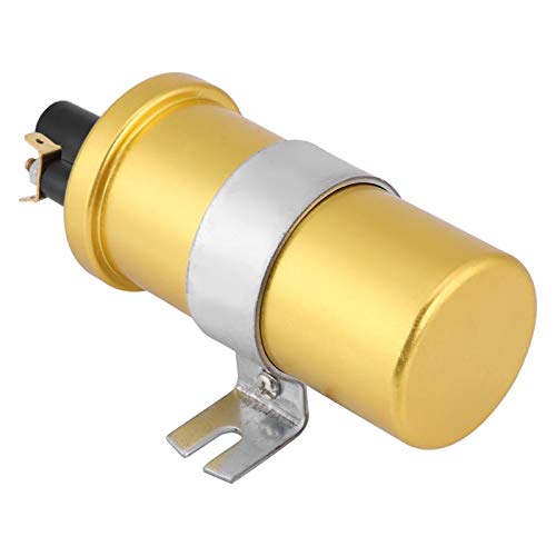 High Performance Non Ballast Ignition Coil for LUCAS 12V Sports Cars - DLB105 Metal Replacement Part | Perfect for Classic Car Restoration & Racing Upgrades