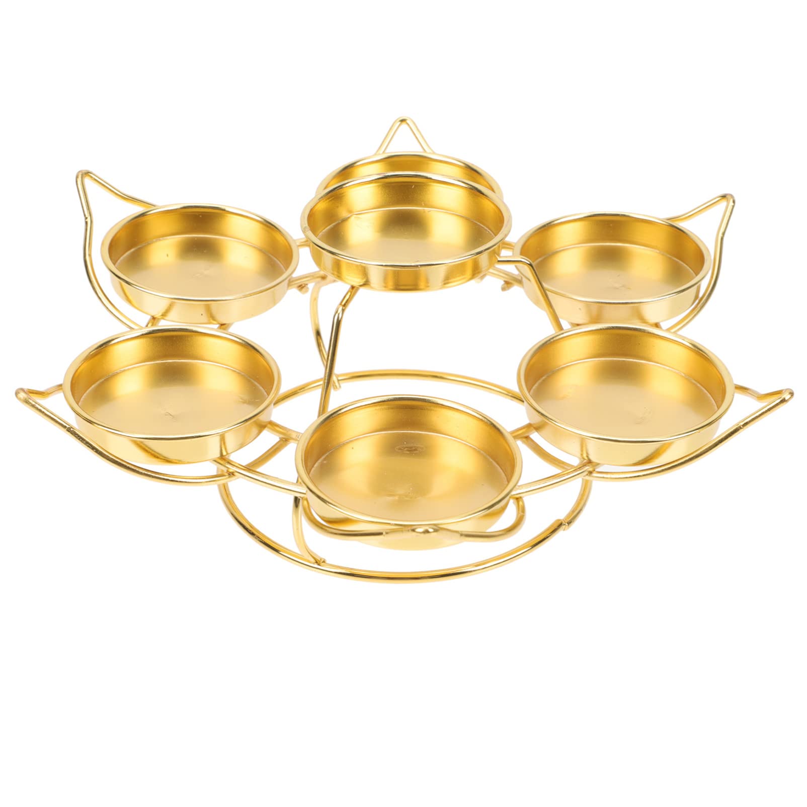 Lotus Flower Tealight Candle Holder - Buddhist Butter Lamp for Meditation, Altar Decor, Yoga & Relaxation - Tibetan Style Votive Holder for Home, Temple & Spiritual Spaces