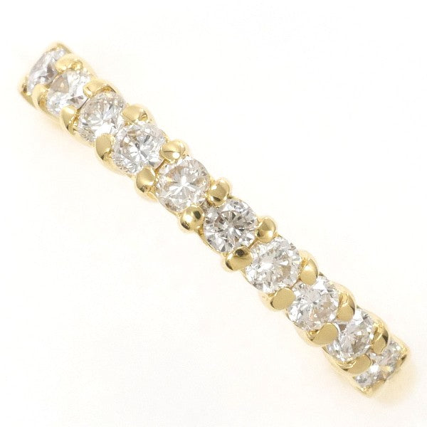 18K Yellow Gold Diamond Ring for Women - Elegant Solitaire Engagement & Wedding Band - Perfect for Proposals, Anniversaries & Special Occasions