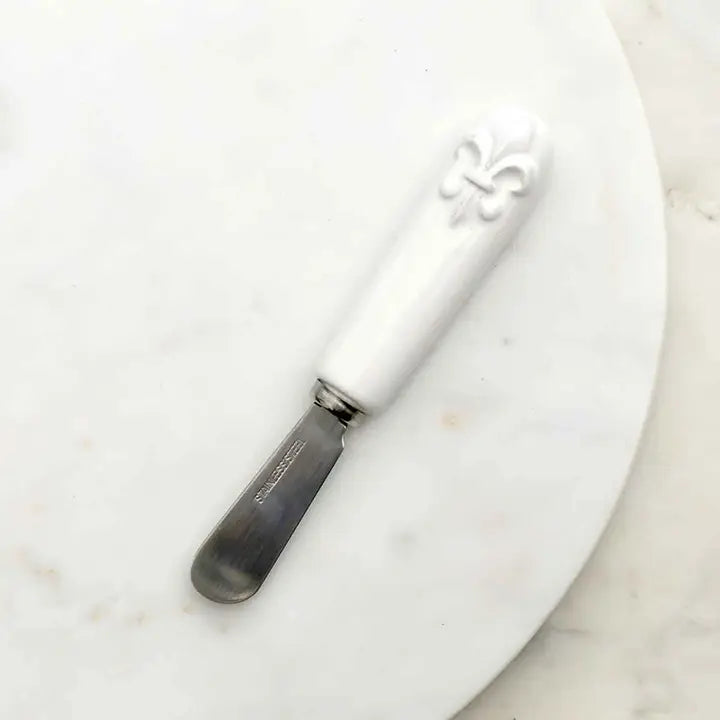 Fleur de Lis Spreader - High Quality Stainless Steel Butter Knife for Elegant Dining & Entertaining | Perfect for Weddings, Parties & Fine Dining