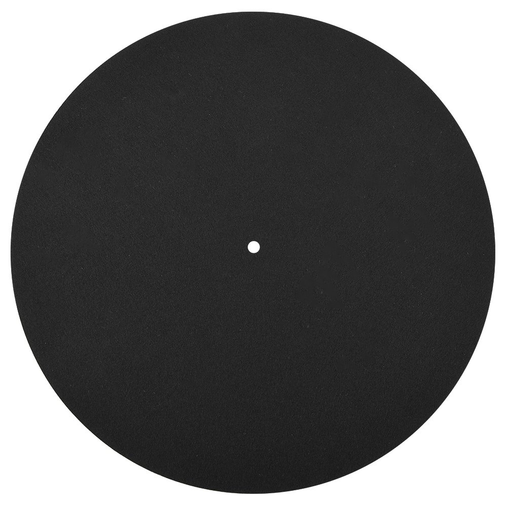 Ciglow Anti-Static Turntable Record Mat - Ultra-Thin Vinyl Platter Mat & Slipmat for Vinyl Records - Perfect for DJing, Home Audio & Record Player Protection