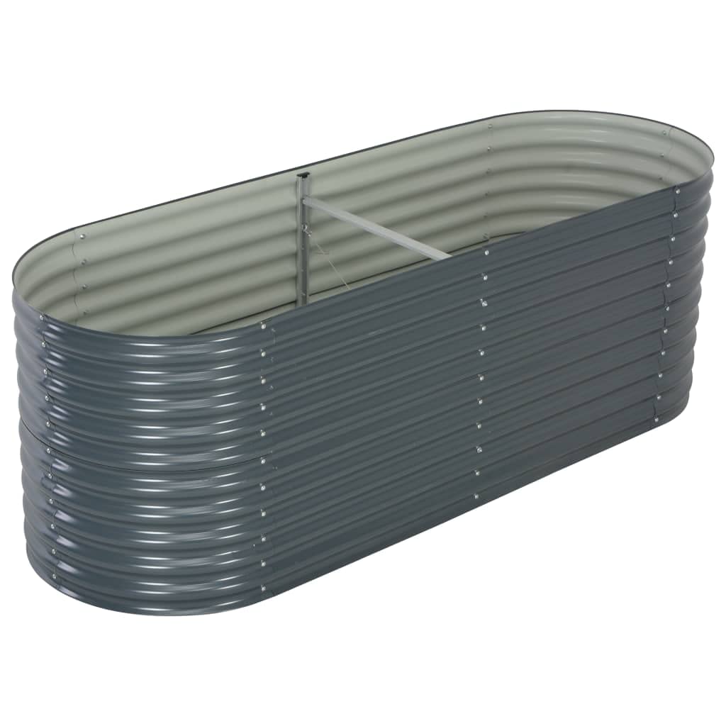 Premium Galvanized Steel Raised Garden Bed - 94.4