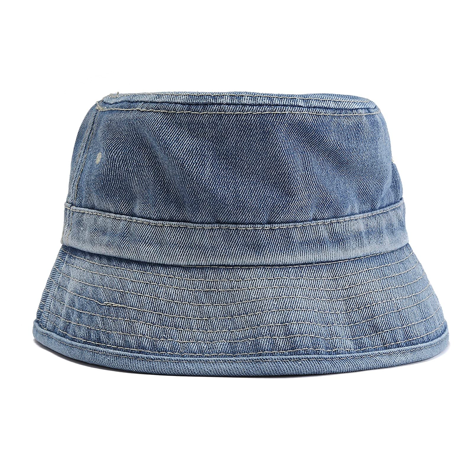 Stylish Women's Double-Sided Print Baseball Cap - Sun Protection Wool Bucket Hat for Outdoor Activities, Fishing, and Beach Vacations