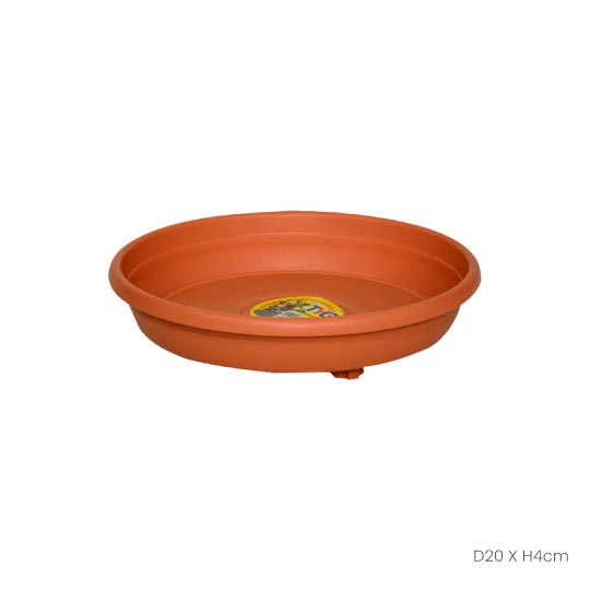 FLOWER POT PLATE (GP 3602P) - Durable Ceramic Plant Saucer for Indoor & Outdoor Plants - Perfect for Home Decor, Garden, and Balcony Use