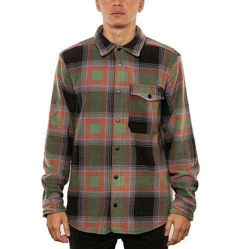 Billabong Furnace Flannel Shirt for Men - Soft & Durable Plaid Shirt for Outdoor Adventures & Casual Wear