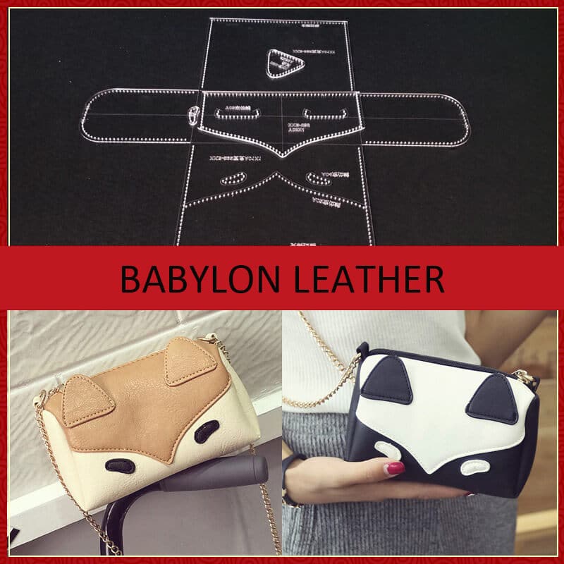 BABYLON™ Leather Craft Template - XKB 292 for Leatherworking, DIY Projects & Handmade Leather Goods Creation | Perfect for Wallets, Belts & Bags Making