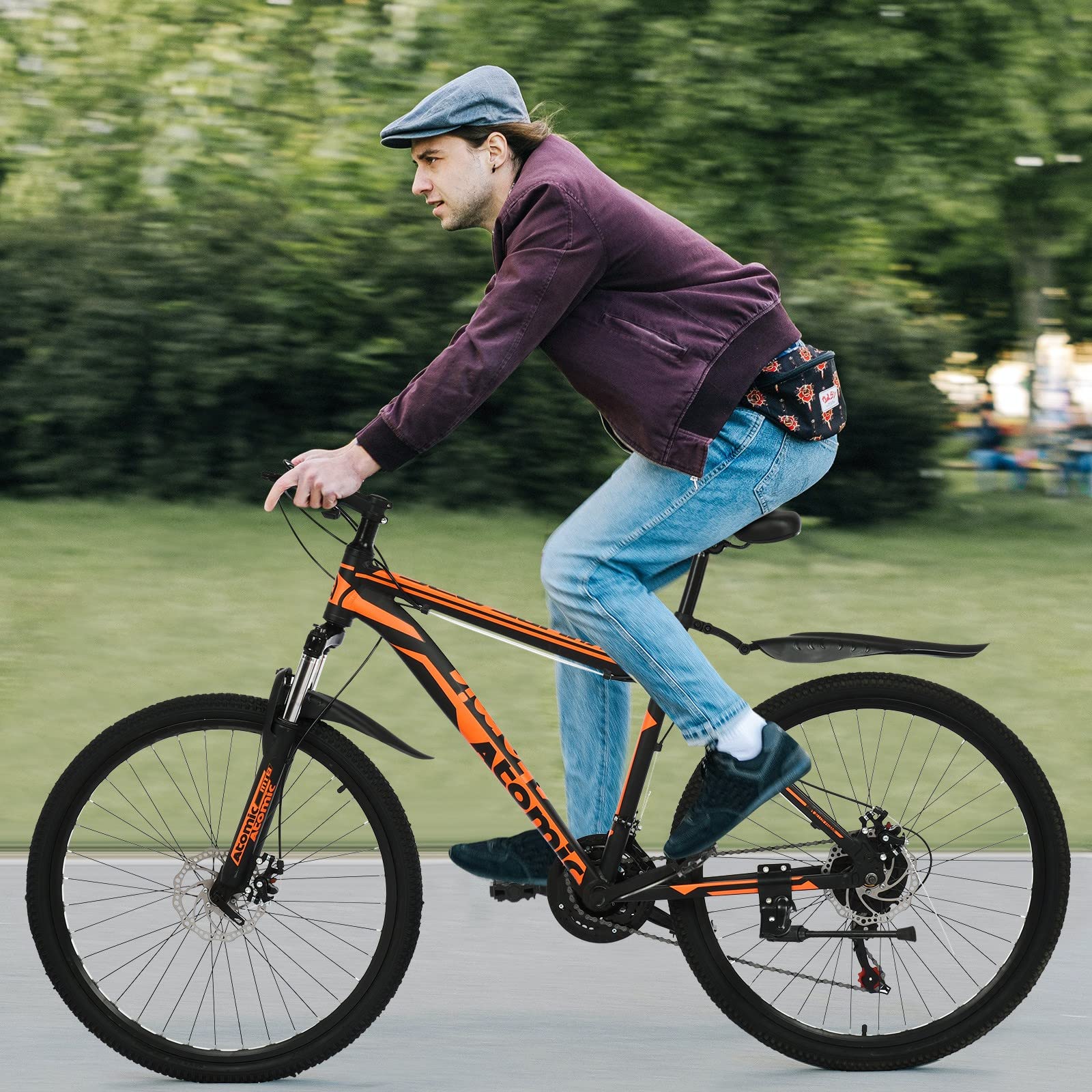 DondPO 26 Inch Mountain Bike for Adults - 21 Speed Adjustable Commuter Bicycle with Shimano Gears - Perfect for Trail Riding, City Commuting & Outdoor Adventures