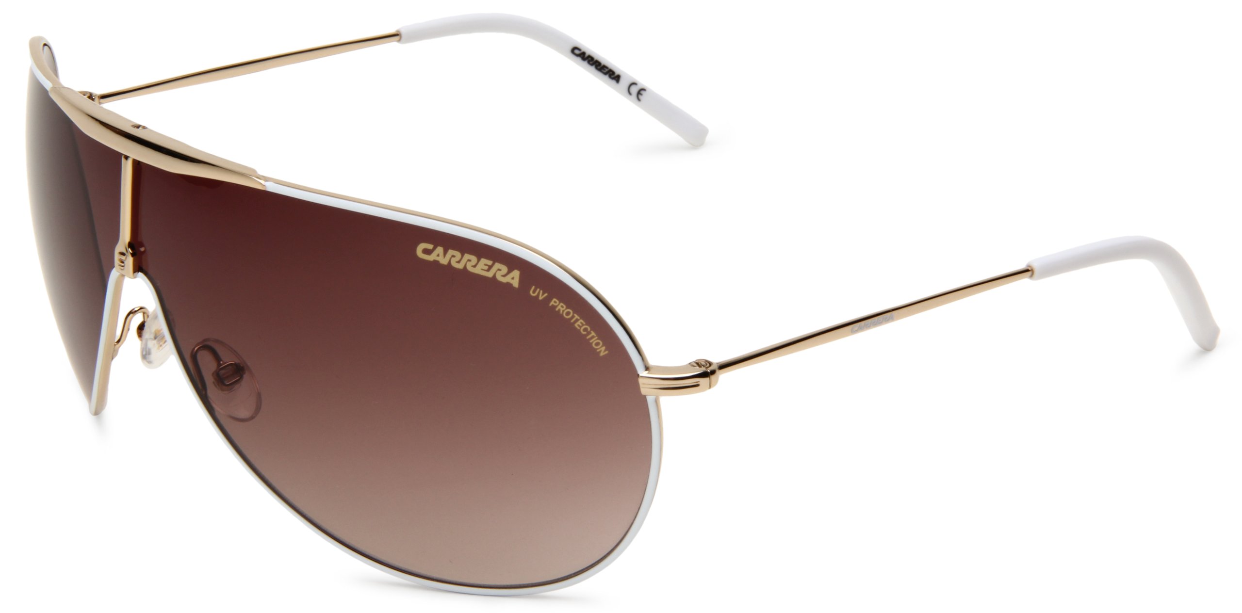 Carrera CA18/S Shield Sunglasses for Men & Women - UV Protection Polarized Sports Sunglasses for Running, Cycling, and Outdoor Activities