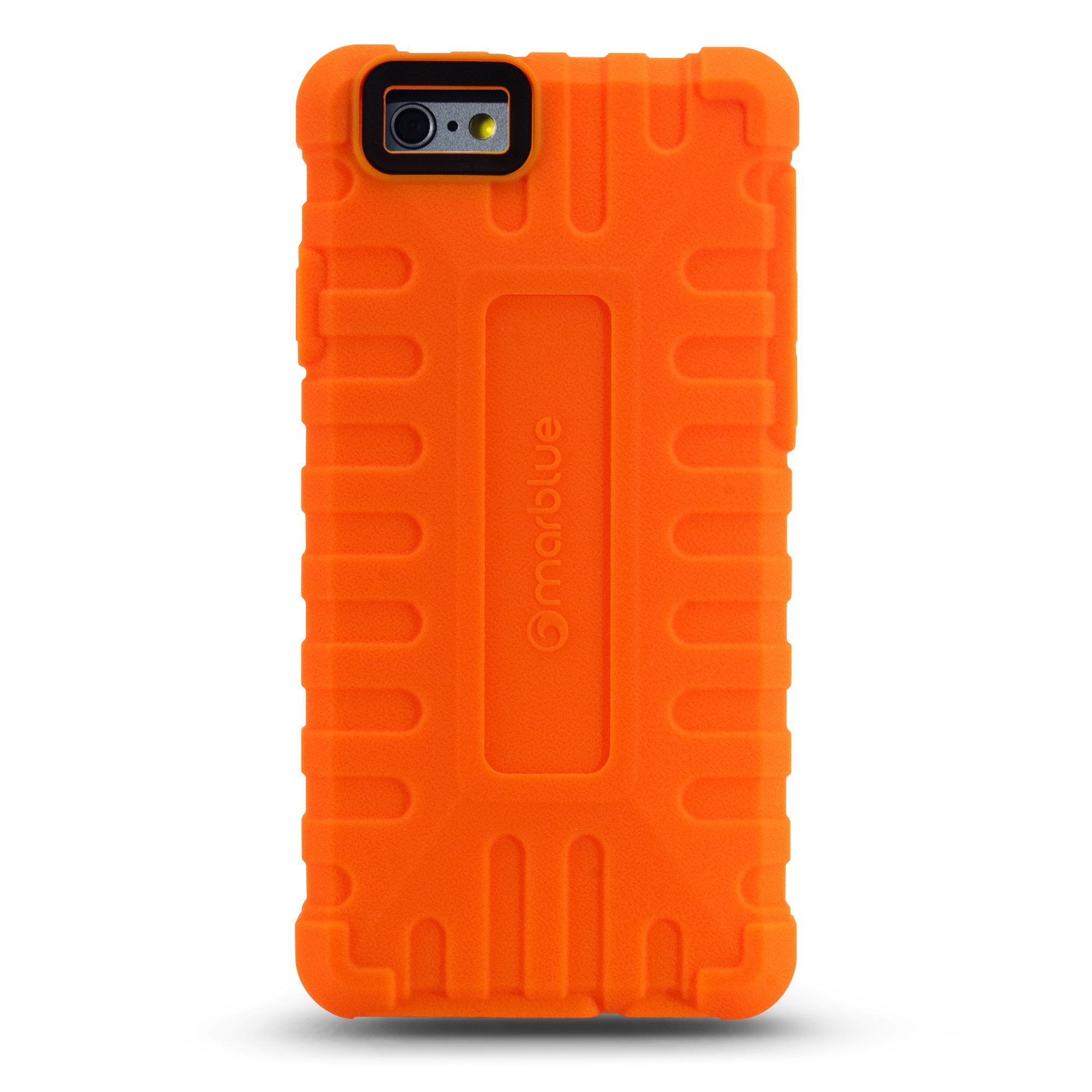 Durable MarBlue ToughTek Shockproof iPhone 6 (4.7 Inch) Case with Anti-Scratch Screen Protector - Orange | Perfect for Outdoor Activities, Travel & Daily Protection