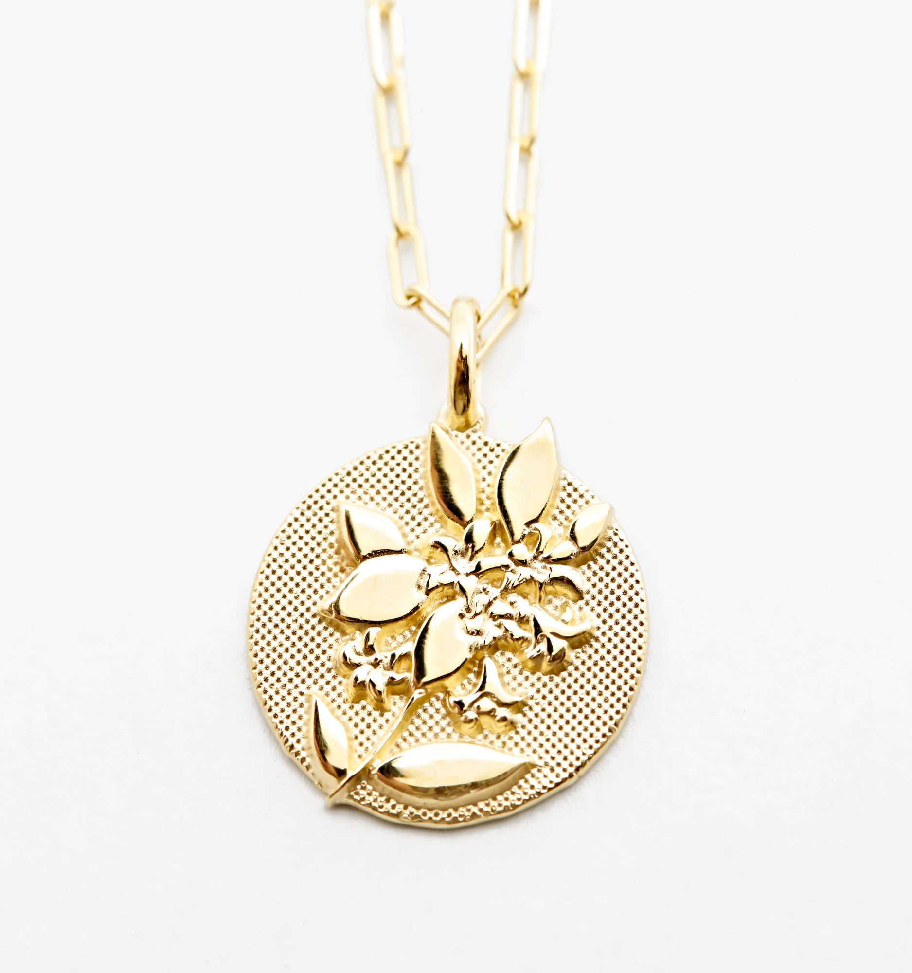 Elegant Bold Jasmine Pendant Necklace for Women - Dainty Floral Jewelry Gift for Her - Perfect for Weddings, Date Nights & Special Occasions