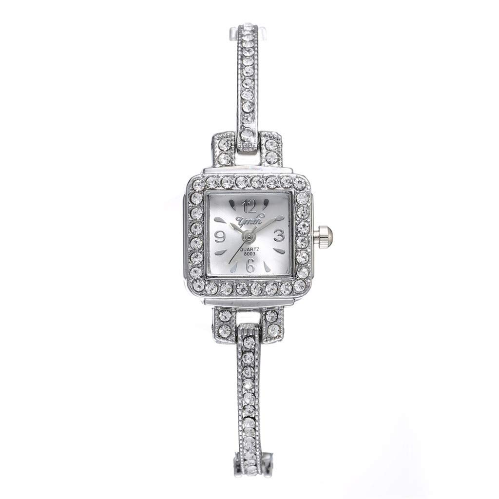 Luxury Women's Wrist Watch - Diamond Accent Quartz Watch with Black Leather Band - Elegant Alloy Case for Women - Perfect for Office, Party & Special Occasions
