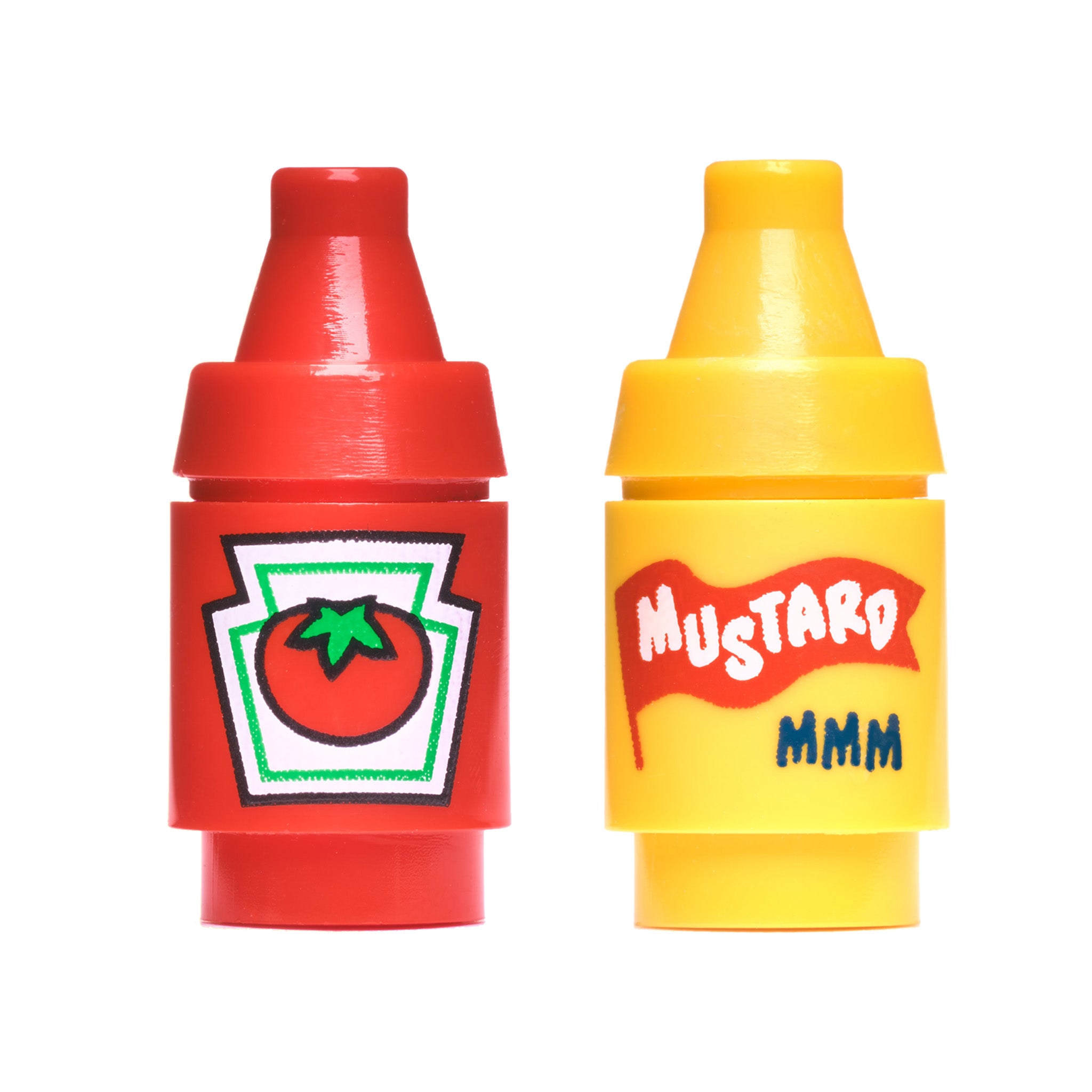 Fun Toy Ketchup & Mustard Set - Pretend Play Food for Kids - Perfect for Kitchen Role Play, Picnics, and Birthday Parties