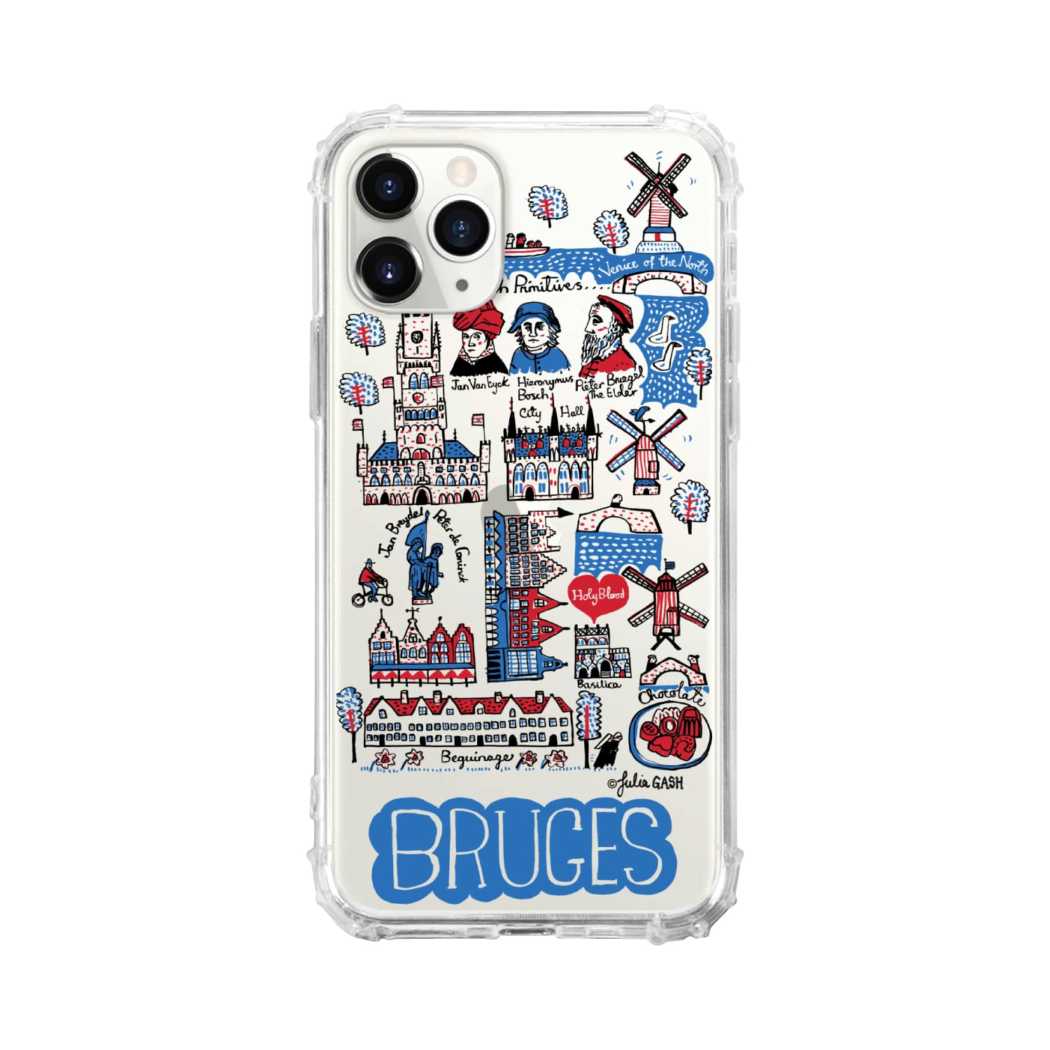 OTM Essentials Bruges Cityscape Travel Phone Case - Durable Protective Cover for iPhone & Samsung - Perfect for Travel, Vacation & Everyday Use