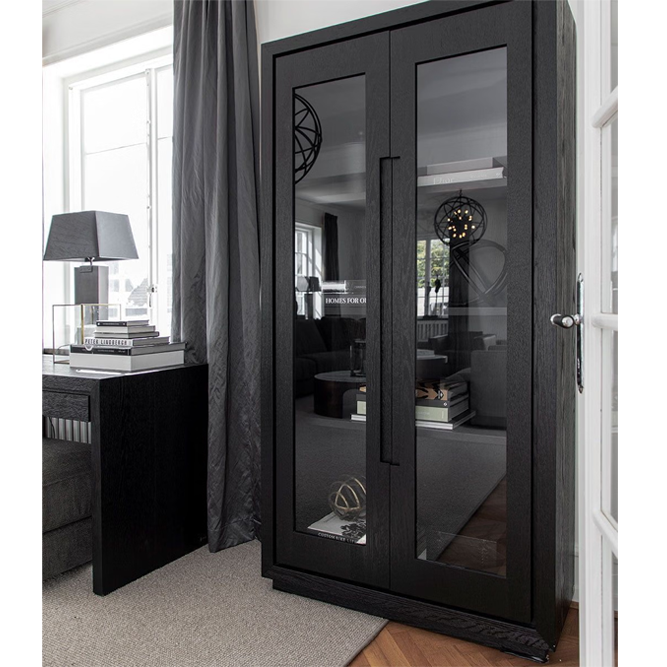 Artwood Hunter Cabinet - Black Wooden Storage Cabinet for Hunting Gear & Outdoor Equipment | Perfect for Gun Storage, Ammo Organization & Camping Accessories