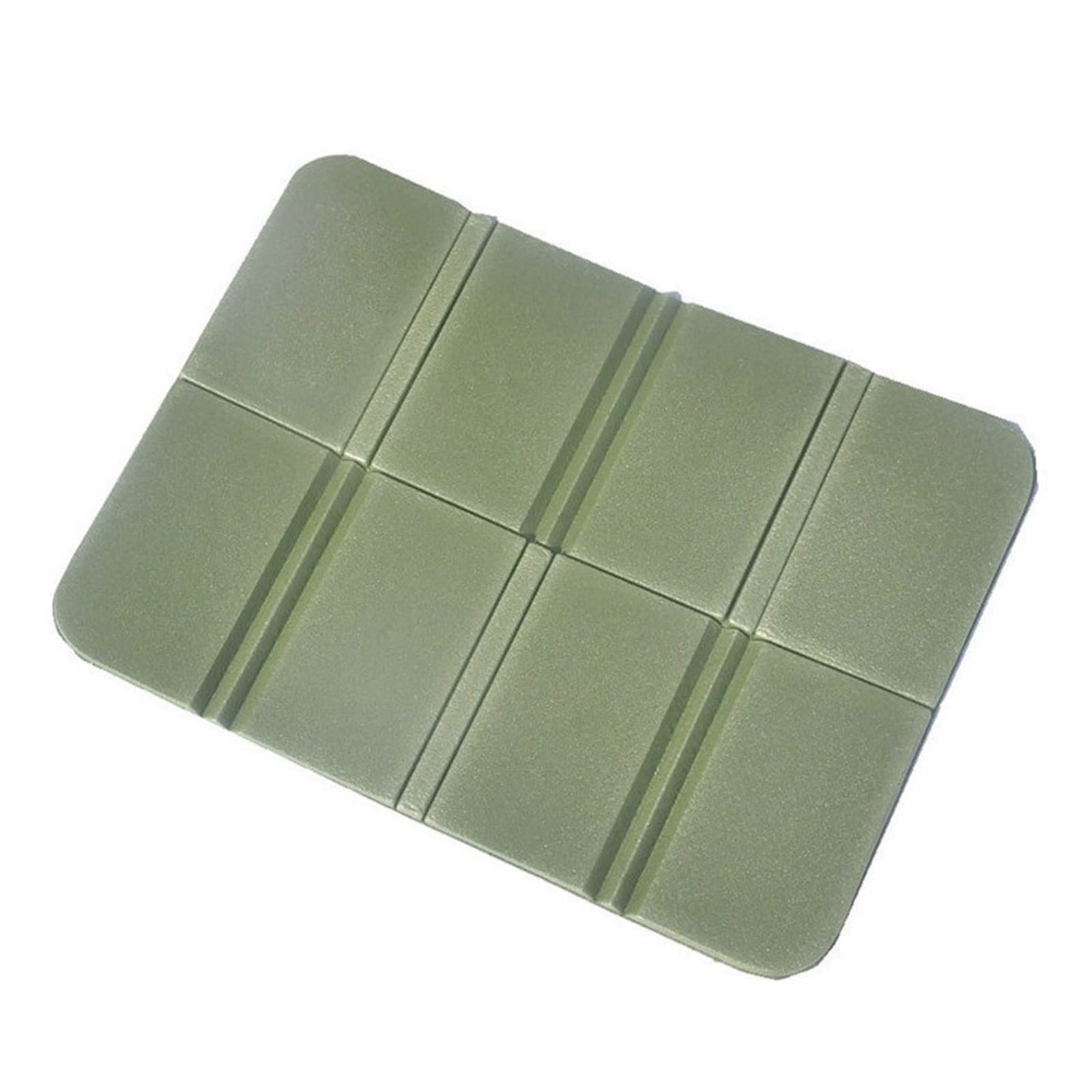 Portable Waterproof XPE Foam Folding Seat Cushion - Lightweight Picnic Mat for Outdoor Camping, Hiking, Beach & Travel (Green) - Perfect for Backpacking, Tailgating & Stadium Events