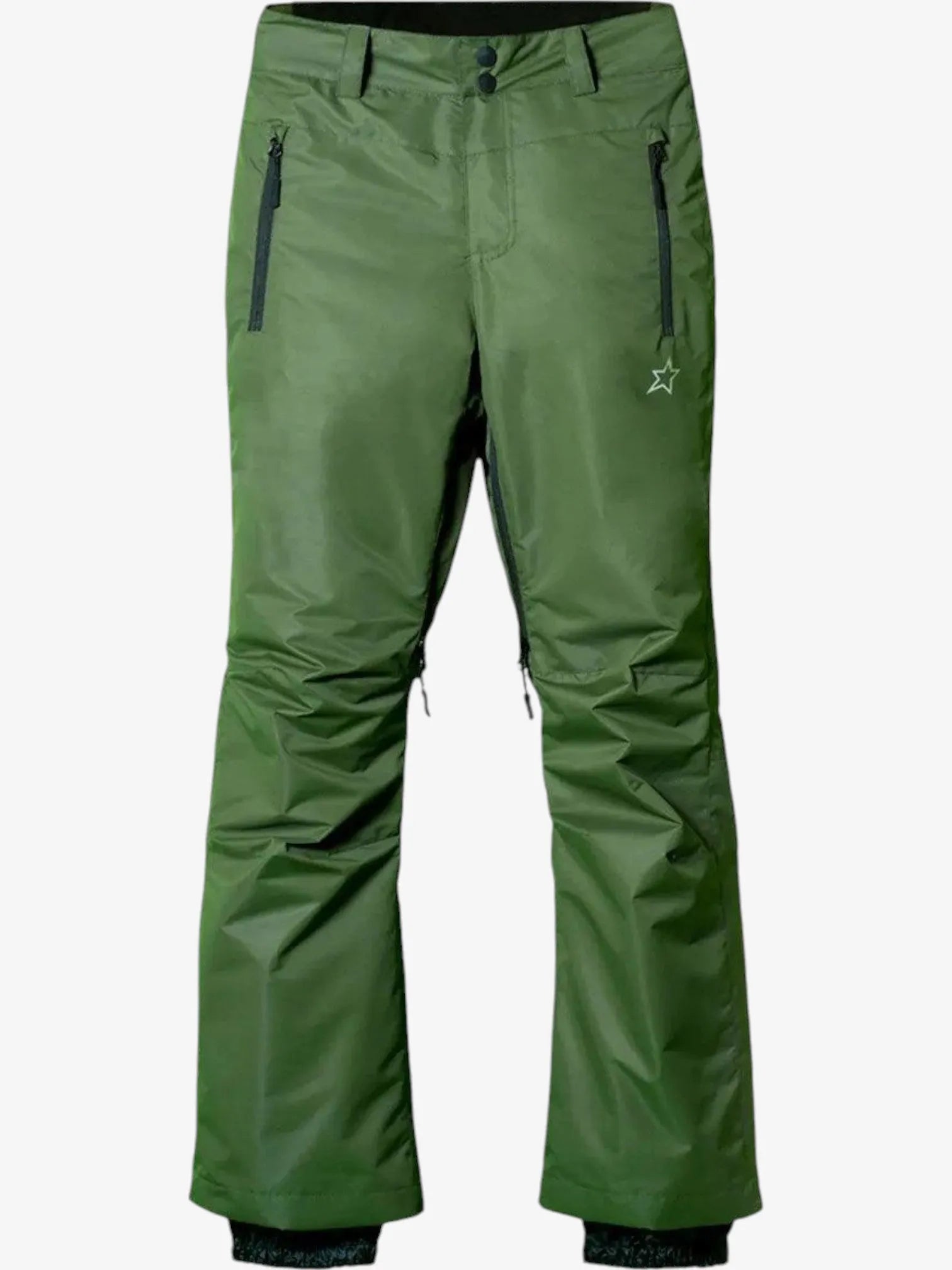 Alaska Snow Amancay 8k Green Waterproof Winter Pants - Insulated Snowboarding Ski Trousers for Men & Women - Perfect for Skiing, Hiking & Cold Weather Outdoor Activities