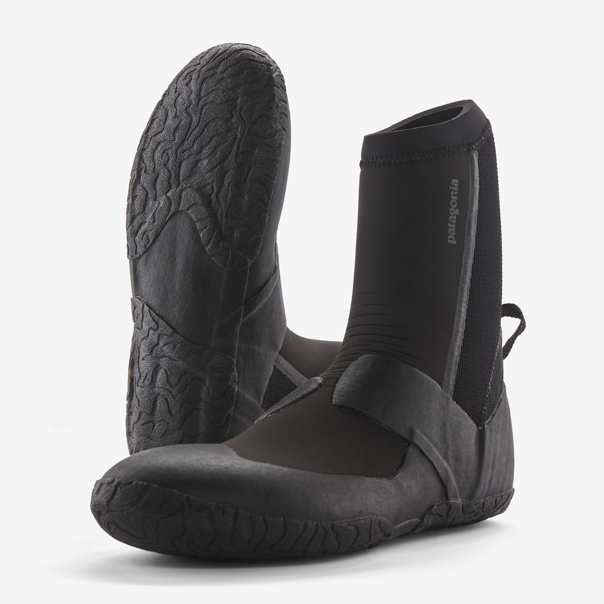 R5® Yulex® Regulator® Round Toe Wetsuit Boots for Men & Women - 3mm Neoprene Scuba Diving Booties with Anti-Slip Sole - Perfect for Surfing, Kayaking, and Cold Water Activities