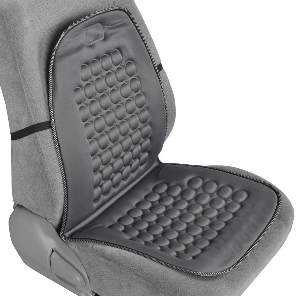 Magnetic Bubble Seat Cushion for Back Pain Relief - Therapeutic Massage Seat Pad with Ergonomic Design - 1pc Gray Padded Cover for Office Chair, Car Seat, and Home Use